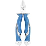 Cuda Titanium Bonded Diagonal Wire Cutters, Blue, 6.75-Inch