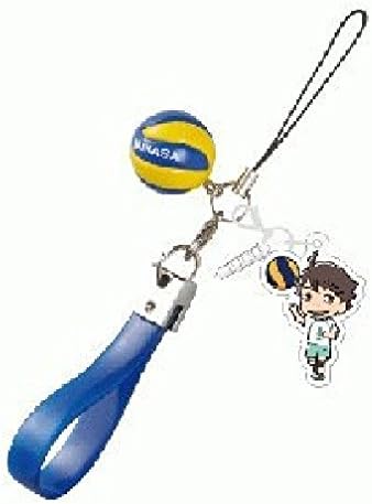 Haikyuu!! With Earphone Jack mobile Strap Key Chain Aoba Josai No.1 Oikawa KHH1A