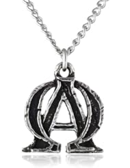 Alpha and Omega Pendant Necklace