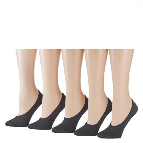 Tipi Toe Women's 5 or 10 Pack Colorful Patterned Foot Liners