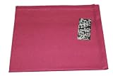 Plain Cotton Plum Tablecloth, 54 x 54