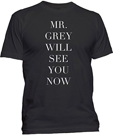 SickFits Mr. Grey Will See You Now 50 Shades of Grey T-Shirt Tee Black Size XL