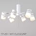 天井照明器具 6灯ペンダントライトCLOUD ホワイト TP-251-WH