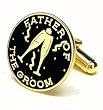 Father of the Groom Cufflinks - Wedding Formal Wear - Cufflinks