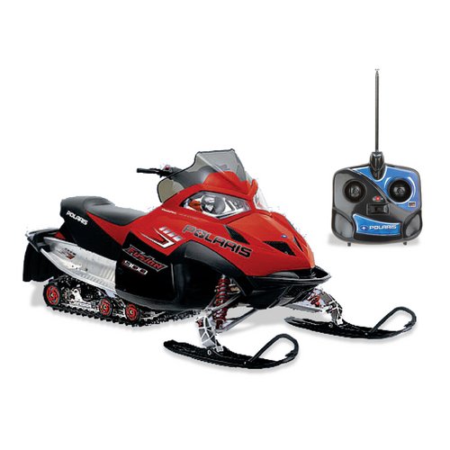 Toys: Polaris Fusion 900 24 inch Electric RC Snowmobile   Red
