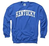Kentucky Wildcats Youth Royal Arch Crewneck Sweatshirt