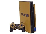 Sony PlayStation 2  Skin   NEW   GALLANT GOLD system skins faceplate decal mod