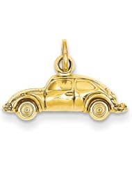 14k Yellow or White Gold Car Charm