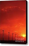 Wind Turbines Canvas Print / Canvas Art - Artist Bob Christopher