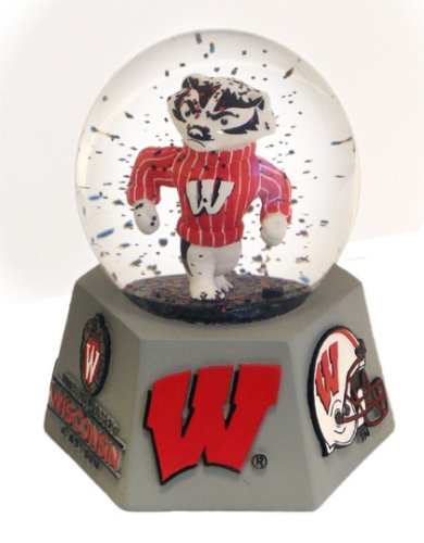 NCAA Wisconsin Badgers Musical Snow Globe