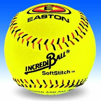 Easton Neon Yellow 12" Easton Incrediball SoftStitch Softball