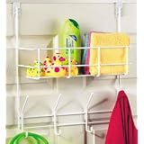 Buy Over the Door Ironing Board Holder (White) (17w x 18.5h x 4.5d) by Spectrum