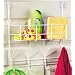 Over the Door Ironing Board Holder (White) (17"w x 18.5"h x 4.5"d)