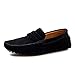 TDA Men's Stripe Multi Color Hot Suede Moccasin Loafers Boat Shoes