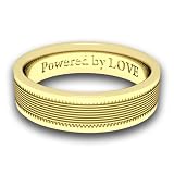 Mens Wedding Band Comfort Fit in 18k Yellow Gold - 6MM, Free Ring Engraving