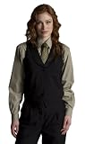 Black Satin Shawl Vest