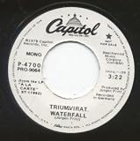 WATERFALL 7" (45) US CAPITOL 1978 MONO/STEREO WHITE LABEL DESIGN PRO (P4700)