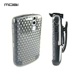 iStyleHQ TPU Case and Belt Clip for BlackBerry Curve 8300 (Smoke)