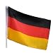 Auto Fahne Deutschland Schwarz Rot Gold Fussball Flagge