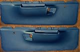 1971-1974 Dodge Charger Front Only Metallic Blue Replacement Door Panel B Metalic Blue replaces OEM