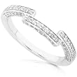 1/4ctw Round Brilliant Diamond Wedding Band in 14kt White Gold
