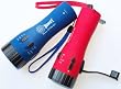BONNY FL0816A Dynamo/AC/DC Rechargeable 6 LED Flashlight with Mobile Phone Charger, UV Money Detector and Built-In Push-Out AC Charging Adaptor