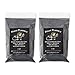 Polly Plastics Rock Tumbler Media Grit Refill, 2 lb Medium 180/220 Silicone Carbide Grit, Stage 2 for Tumbling Stones (2 Pack)