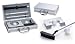 Picnic Time Albatross Executive Travel Putter Set In Silver Aluminum Case (Black/Silver)