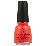 China Glaze Nail Lacquer (.65 oz) Orange Knockout #70641 (Neon Crème)