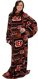 Fabrique Innovations Cincinnati Bengals Pillow Snuggie