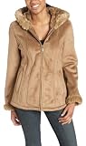 Apparel : Esprit Women's Shearling Hooded Jacket