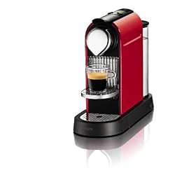 Nespresso CitiZ by Krups XN700641 Coffee Machine, Fire Engine Red