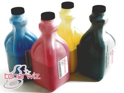 Xerox Tektronix Phaser 7750 4 Color CMYK Toner Cartridge Refill Set
