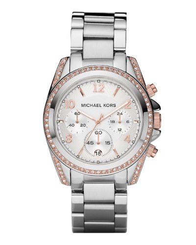 Michael Kors,Michael Kors Quartz Runway Rose Goldtone Silver Dial Women's Watch MK5459,Michael Kors,MK5459,michael-kors-ladies-watch-mk5459
