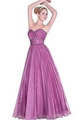 Sweetheart Floor Length Organza Evening Dress/Mother-of-the-Bride Dress 
