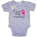 Dirty Fingers  I love my Mummy  Baby & Toddler Short Sleeve Bodysuit / BabyGrow, 0-3 months, Blue