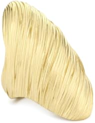 T Tahari Gold Navette Ring, Size 8
