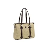 Moonsus Signature Laptop Tote - Khaki