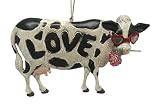 Country Heritage Farm Cow Love Christmas Ornament