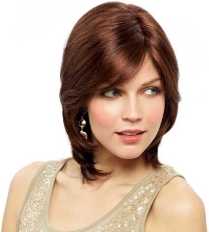 SUMMER Monofilament Wig #2553 Amore Collection by Rene of Paris plus a FREE Revlon Wig Lift Comb! (Color Selected: TOASTED BROWN)