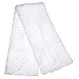 Elegant Baby Christening Shawl With Wide Belgian Border 100% Acrylic 38