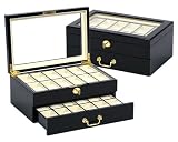 Watch box holds 24 watches see thru top