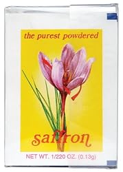 Roland Saffron Powder 100% Pure, 50-Count Envelopes