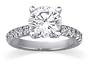 Diamond Engagement Ring in White gold