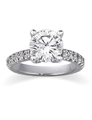 Diamond Engagement Ring in White Gold by 