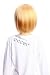 Costume Party Wig 14 ''inch wig HUNTERxHUNTER KURAPIKA light orange wig cool style half wig lacefron