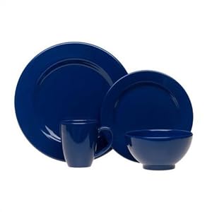 4 Piece Place Setting in Royal Blue