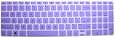 Ultra Thin High Quality Soft Silicone Keyboard Protector Skin Cover for 17.3-inch HP Pavilion ENVY 17-j*** 17t-j*** 17-e*** 17-f*** 17-p*** series, such as 17-j017cl, 17-j013cl, 17-j020us, 17-j027cl, 17-j037cl, 17-j043cl, 17-j057cl, 17-j100, 17-j120us, 17-j130us, 17-j150nr, 17-j160nr, 17-j184nr, 17-j185nr, 17-j115eg, 17t-j000, 17t-j100, 17-e050us, 17-e020us, 17-e010us, 17-e046us, 17-e079nr, 17-e040us,17-f010us, 17-f030us, 17-f061us, 17-f113dx, 17-f114dx, 17-f115dx, 17-f121ds, 17-f133ds, 15-f205dx, 17-f215dx, 17-f221nr, 17-f222nr, 15-f305dx, 17-p010nr, 17-f030us 17.3-Inch Laptop US Layout (Semi-Purple)