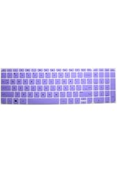 Ultra Thin High Quality Soft Silicone Keyboard Protector Skin Cover for 17.3-inch HP Pavilion ENVY 17-j*** 17t-j*** 17-e*** 17-f*** 17-p*** series, such as 17-j017cl, 17-j013cl, 17-j020us, 17-j027cl, 17-j037cl, 17-j043cl, 17-j057cl, 17-j100, 17-j120us, 17-j130us, 17-j150nr, 17-j160nr, 17-j184nr, 17-j185nr, 17-j115eg, 17t-j000, 17t-j100, 17-e050us, 17-e020us, 17-e010us, 17-e046us, 17-e079nr, 17-e040us,17-f010us, 17-f030us, 17-f061us, 17-f113dx, 17-f114dx, 17-f115dx, 17-f121ds, 17-f133ds, 15-f205dx, 17-f215dx, 17-f221nr, 17-f222nr, 15-f305dx, 17-p010nr, 17-f030us 17.3-Inch Laptop US Layout (Semi-Purple)