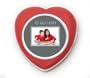 Axion AXN9100R 1.1-Inch Heart Shaped Mini Digital Picture Frame (Red)